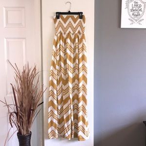 Fire Los Angeles Chevron Dress